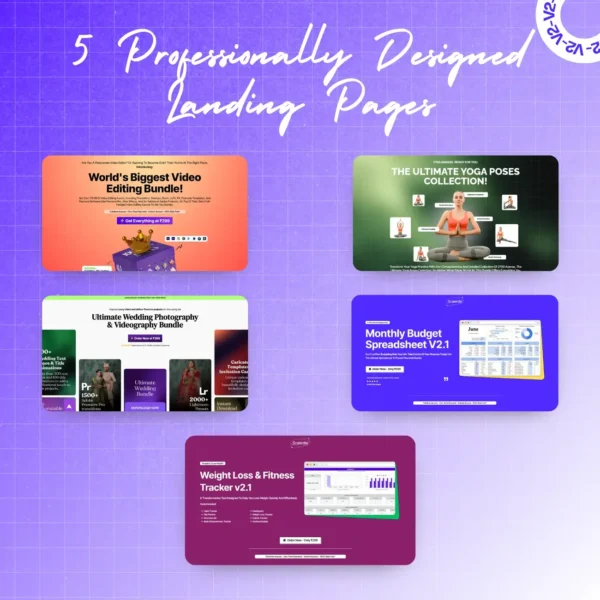 [V2 – LATEST] Ultimate Business Launcher – 5 Products & 5 Landing Pages